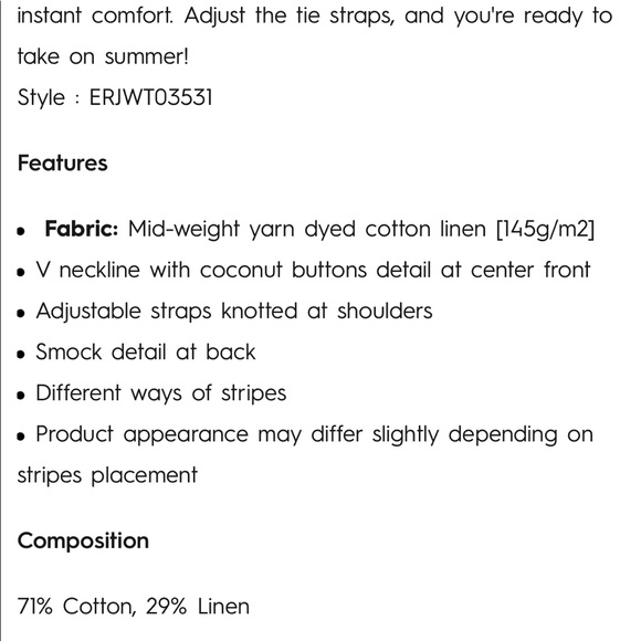 Roxy Pink, White, Yellow Striped Button Midriff Tank Top - Picture 10 of 11